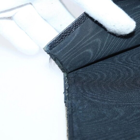 CHANEL COCO Mark Note Cover Calf Skin Black CC Auth bs16686 - Picture 9 of 16